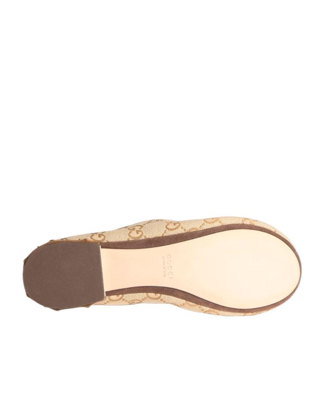 Gucci Brown Ballerina With Bamboo
