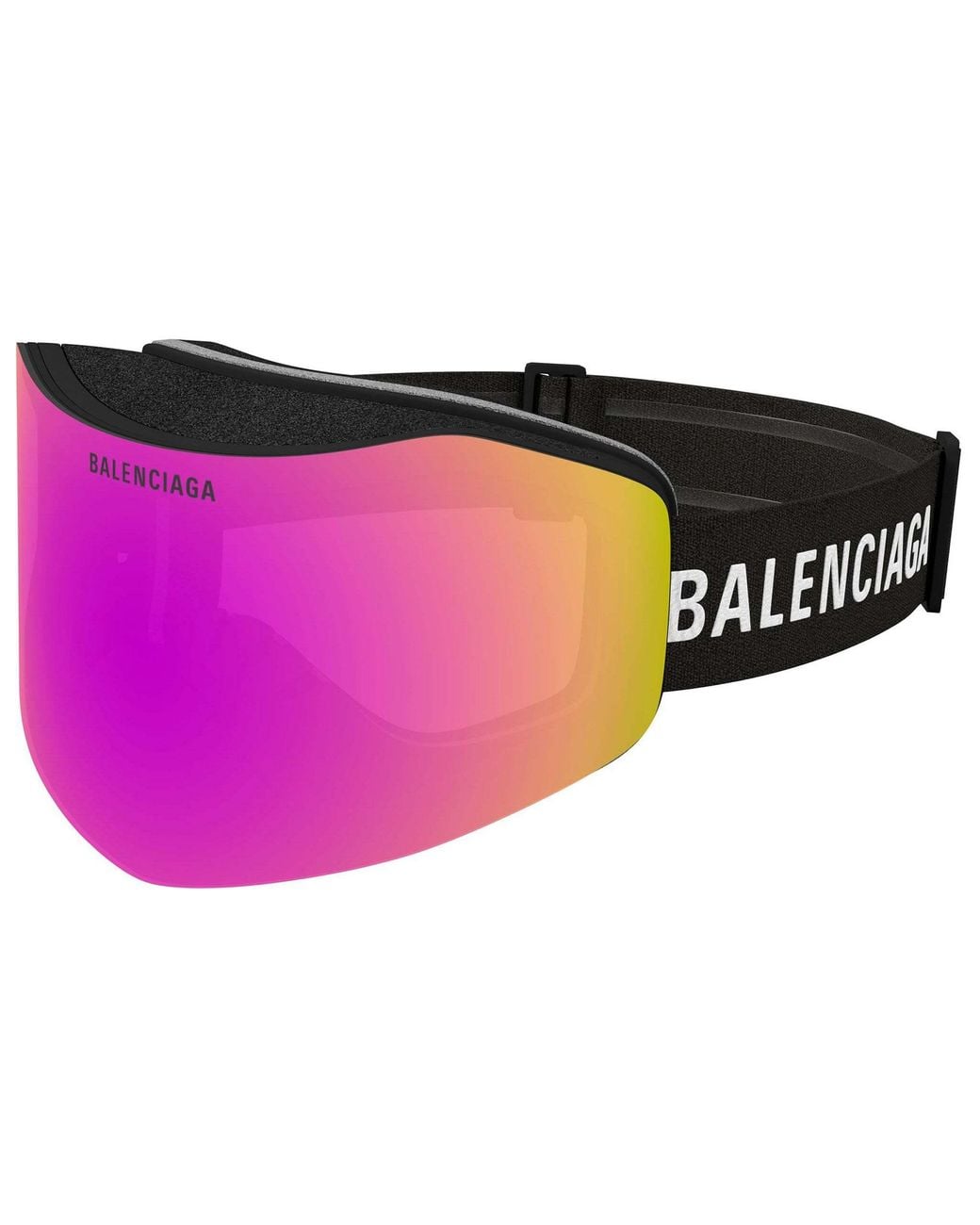 Balenciaga Pink Eyewear Ski Mask Goggles for men
