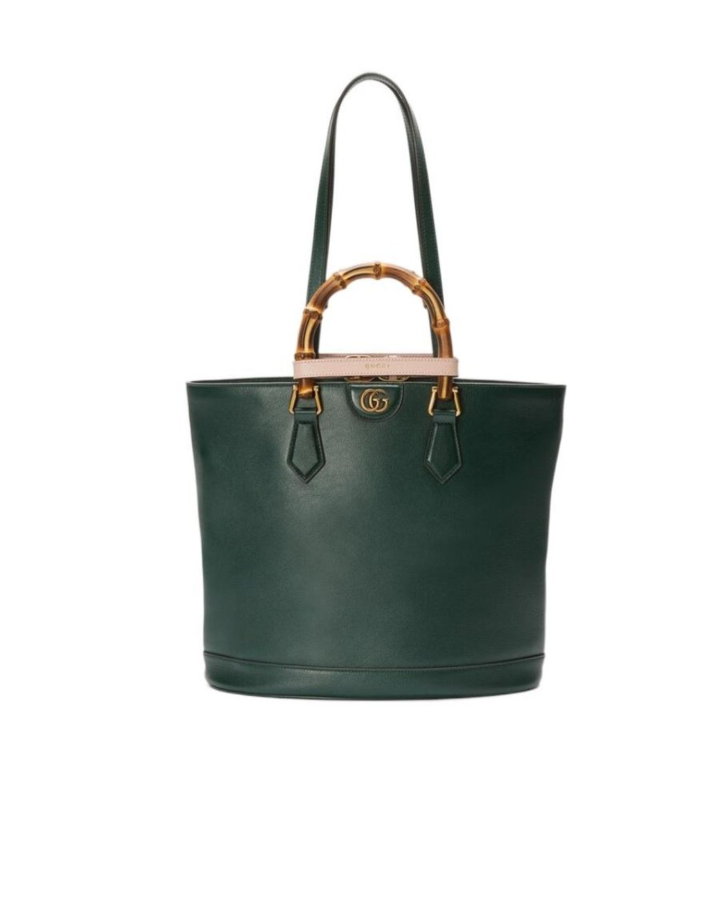 Gucci Green Medium Diana Leather Tote Bag