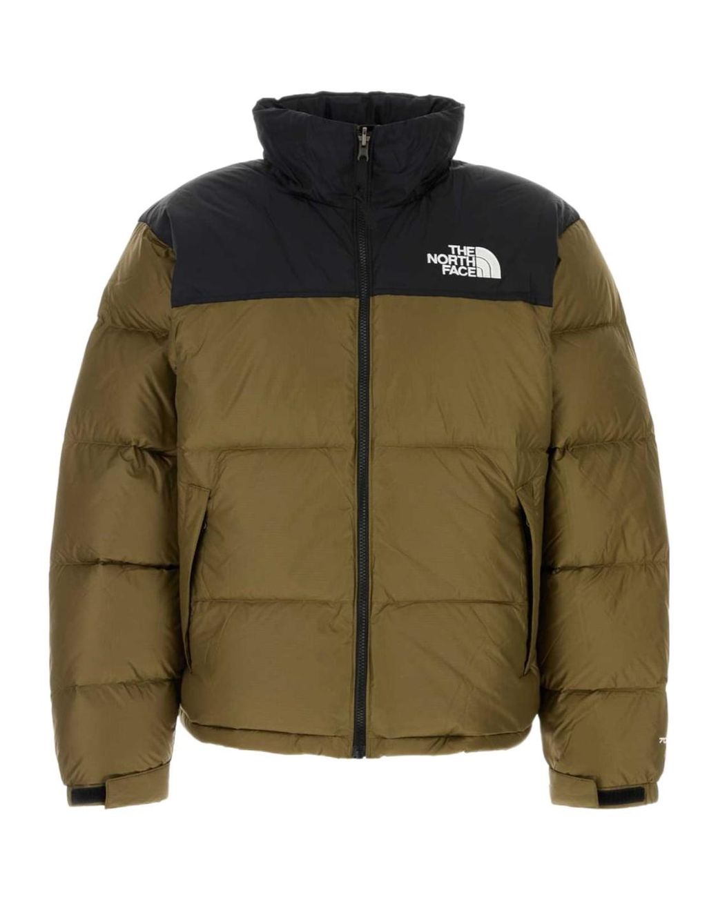 The North Face Green 1996 Retro Nuptse Two-Tone Padded Jacket for men