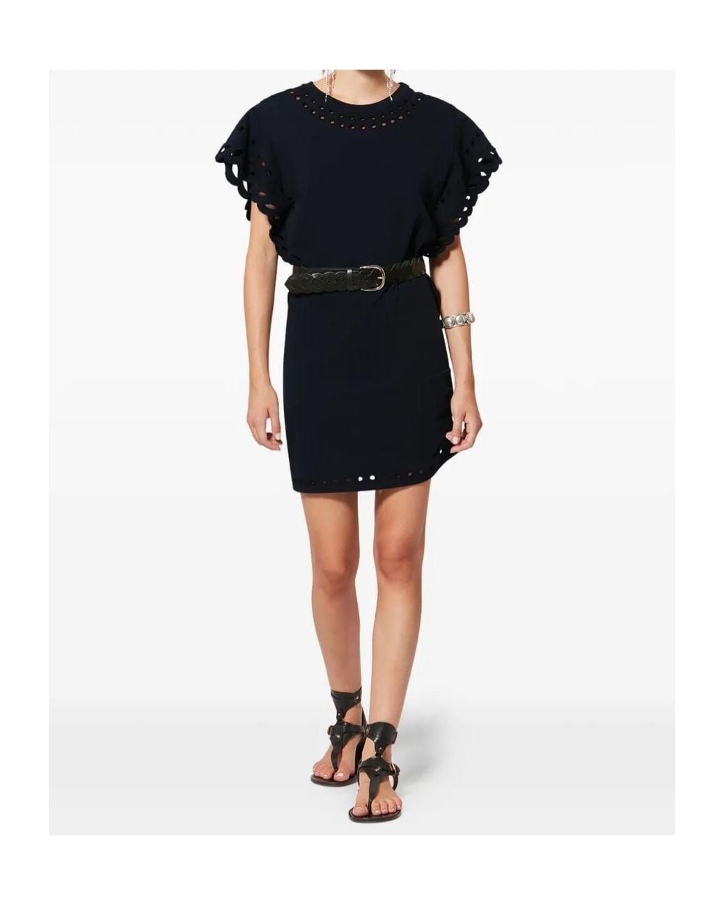 Isabel Marant Black Isabel Marant Étoile Sleeveless Crewneck Dress