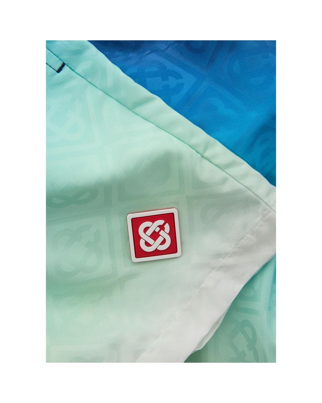 Casablanca Blue Casa Gradient Jacquard Swim Sh for men