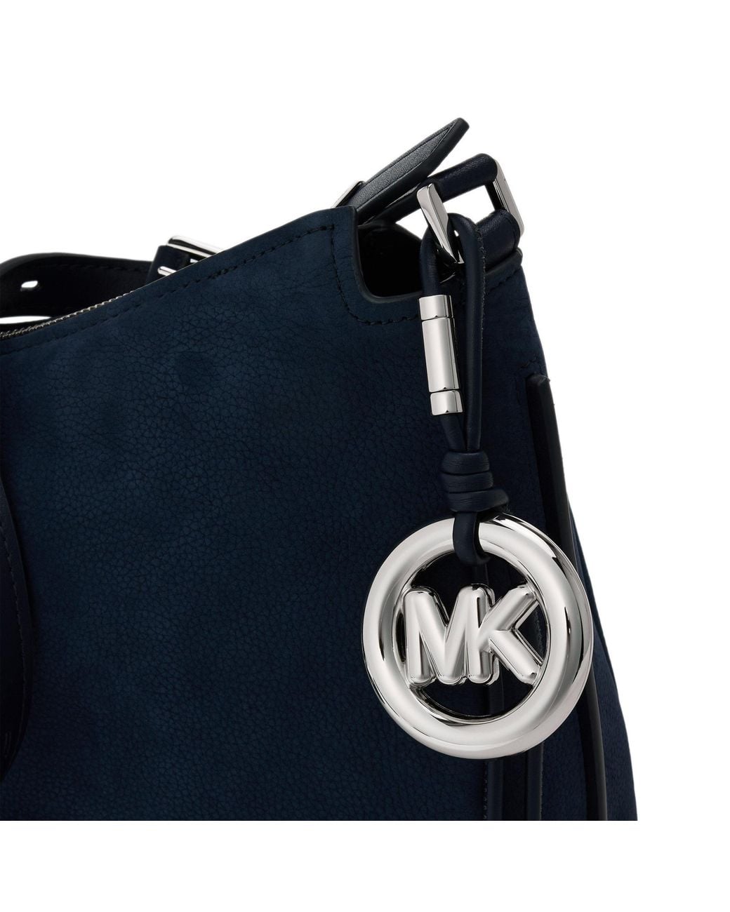 MICHAEL Michael Kors Blue Arc-Shaped Single-Shoulder Bag