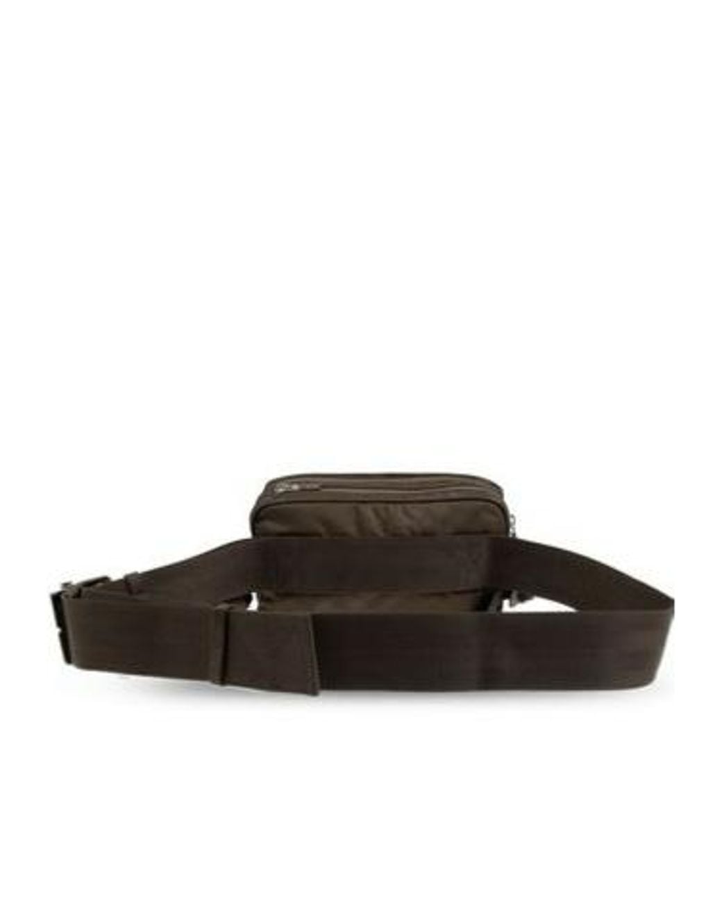 Burberry Brown Checkered Zipped Belt Bag for men