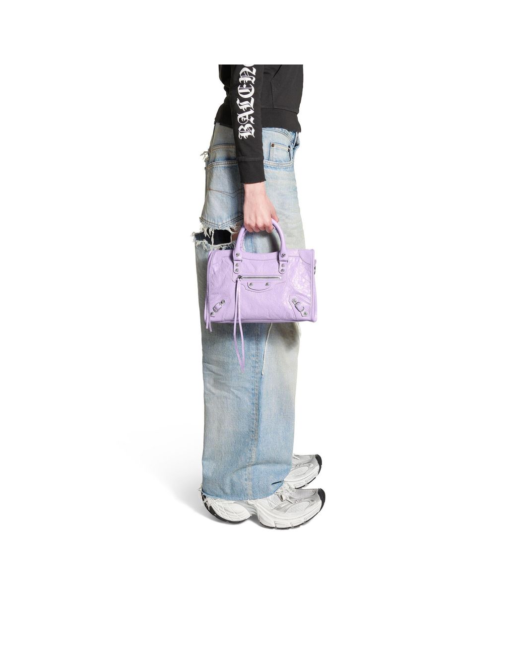 Balenciaga Purple Le City Small Handbag