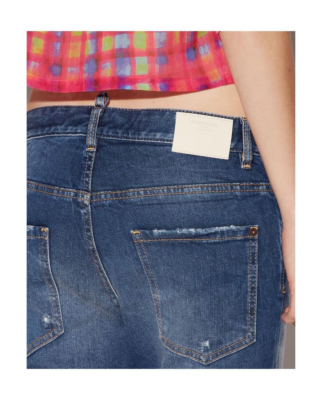 DSquared² Blue Cool Girl Cropped Jeans
