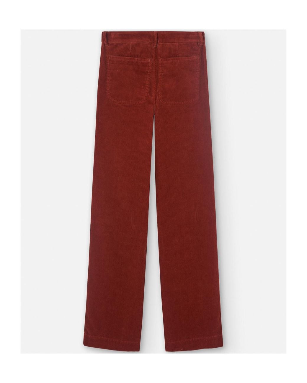A.P.C. Red Corduroy Straight-Leg Jeans