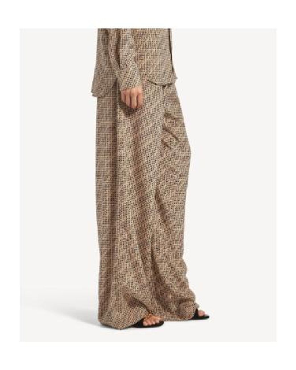 Balenciaga Natural Logo Printed Pyjama Pants