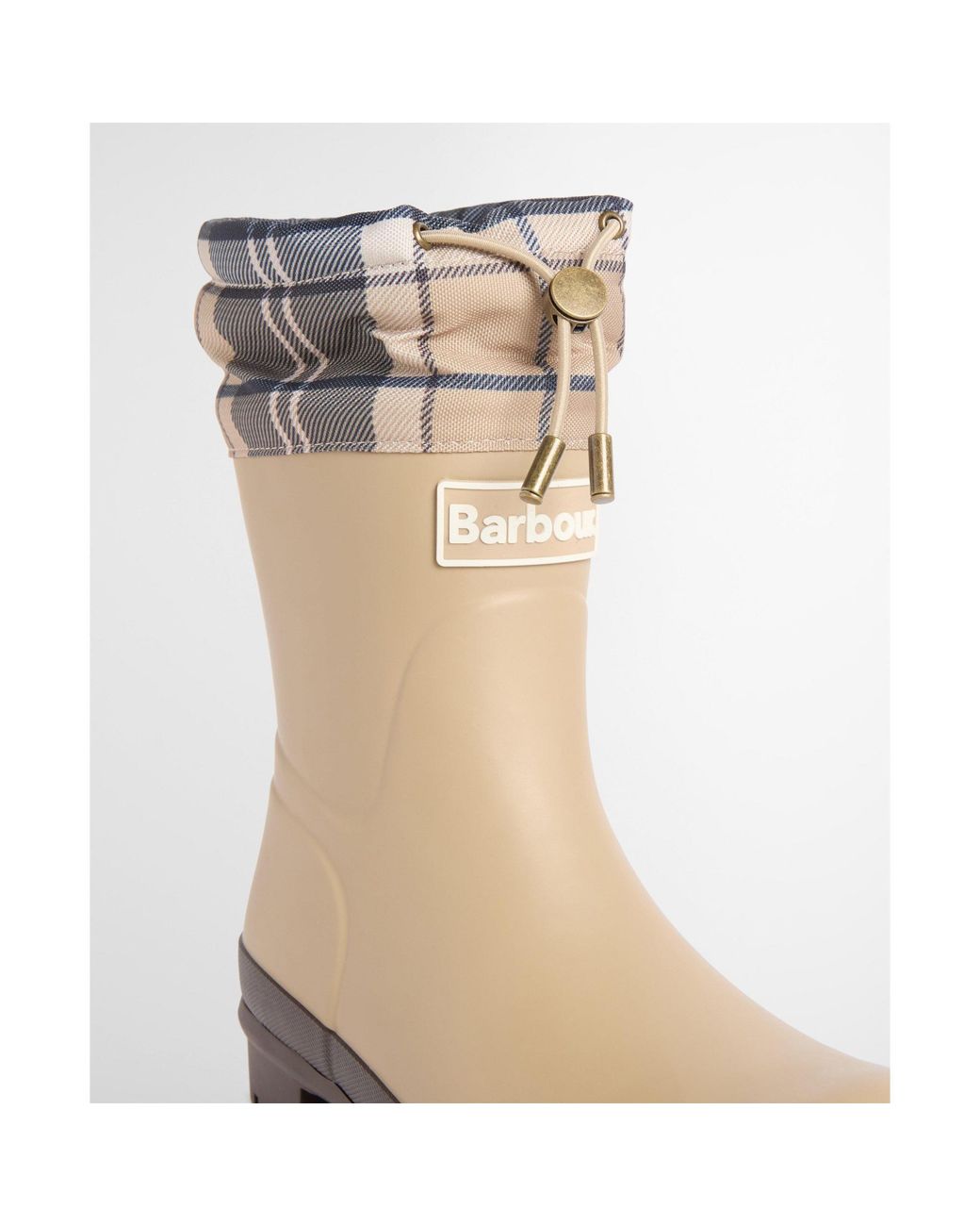 Barbour Natural Mowbray Mid Mid-Height Waterproof Wellies