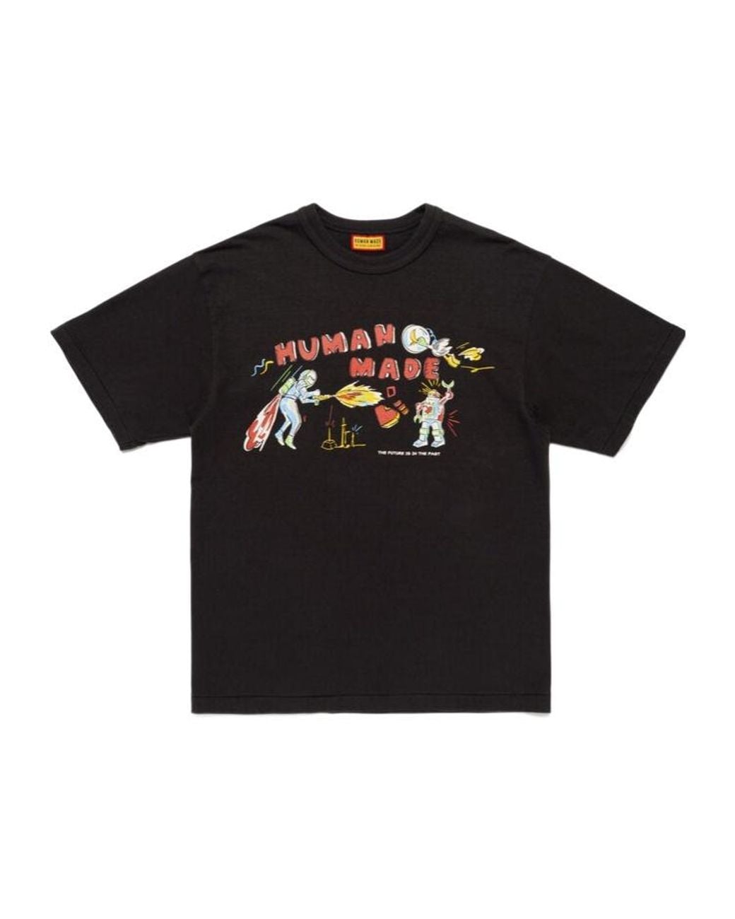Human Made Black Graphic T-Shirts for men