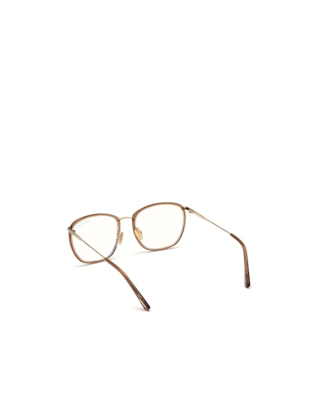 Tom Ford White Geometrically Framed Flat Mirror