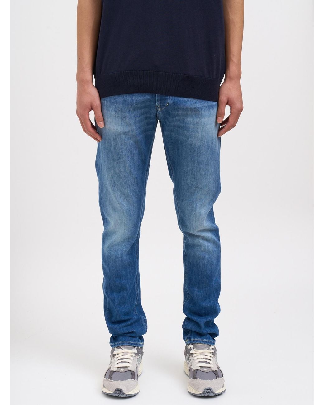Dondup Blue Five-Pocket Jeans for men