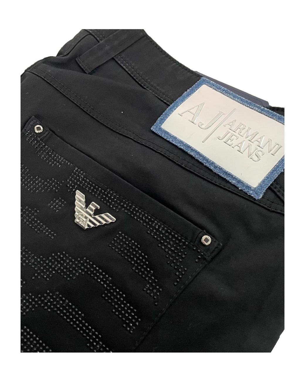 Armani Jeans Blue Logo Jeans