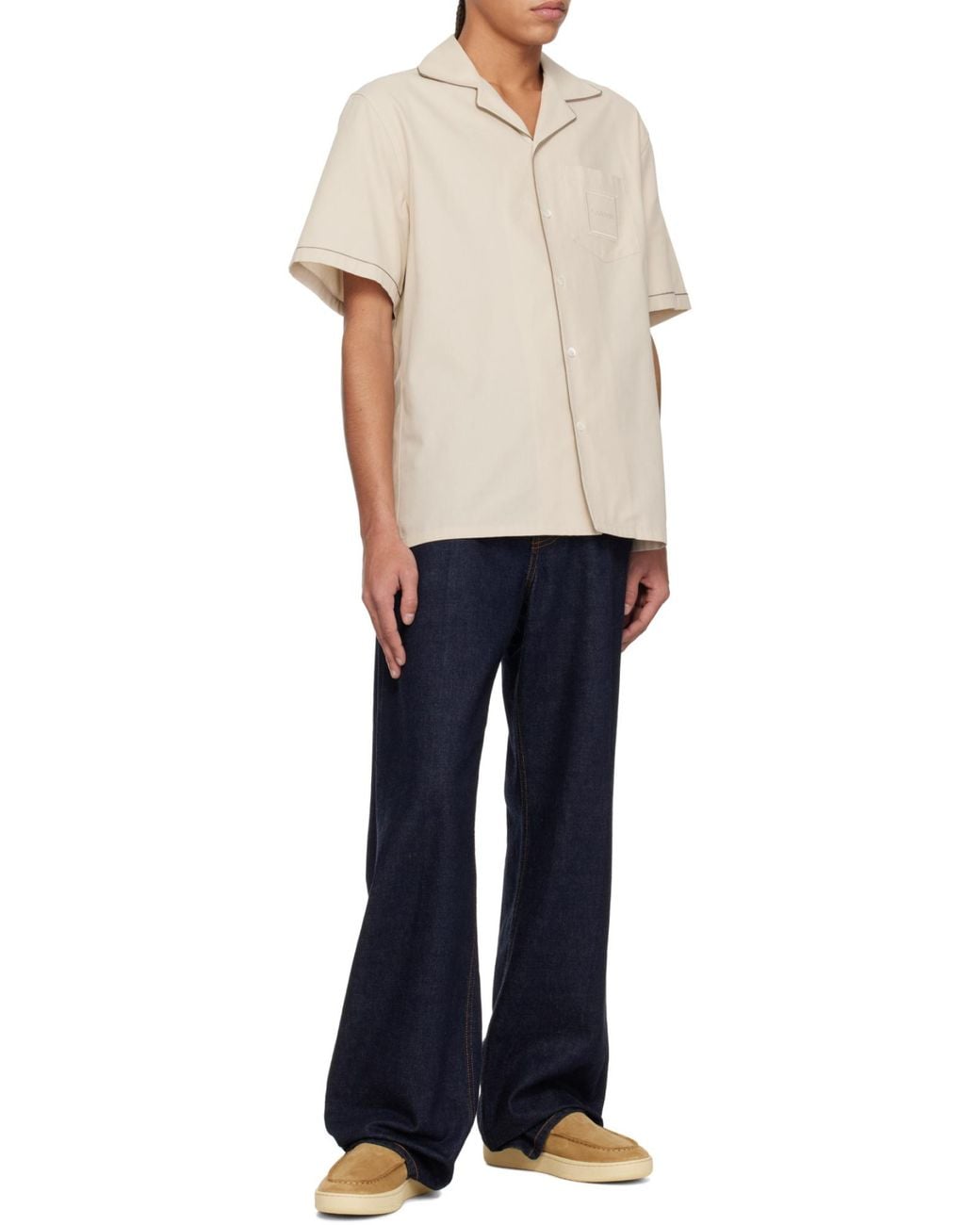 Lanvin Natural Cruiser Moccasins for men