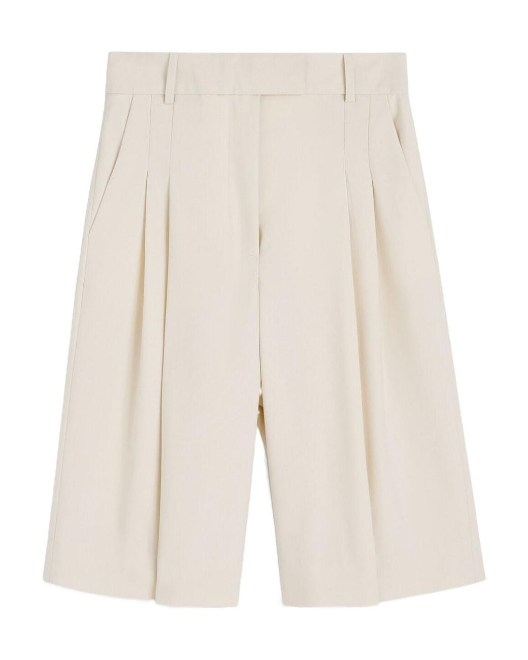 By Malene Birger Natural Cymbaria Tailored Bermuda Shorts