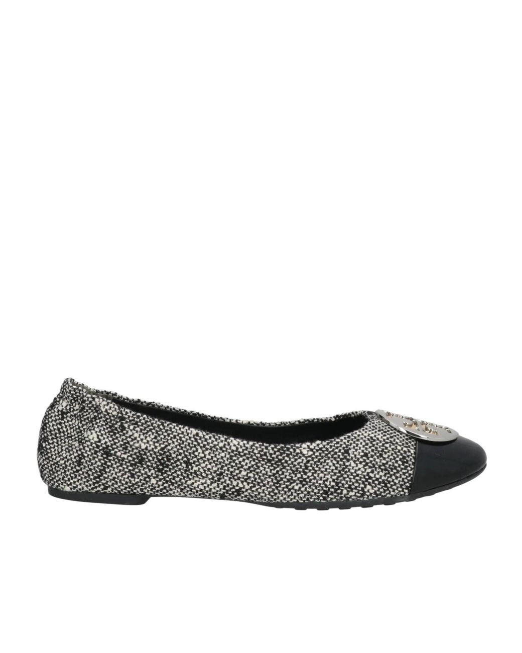 Tory Burch Gray Ballet Flats