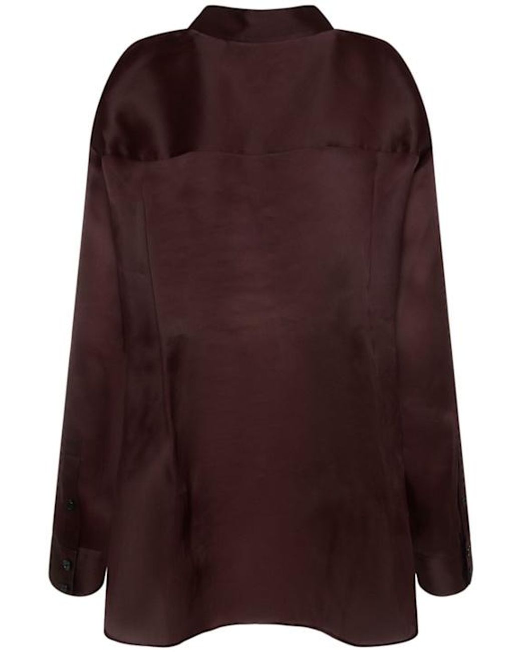 Khaite Purple Matteo Organza Shirt