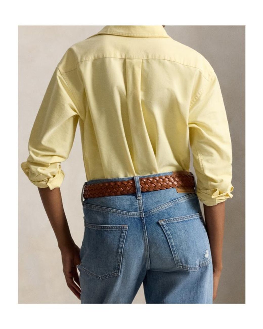 Polo Ralph Lauren Yellow Polo Pony-Embroidered Shirt