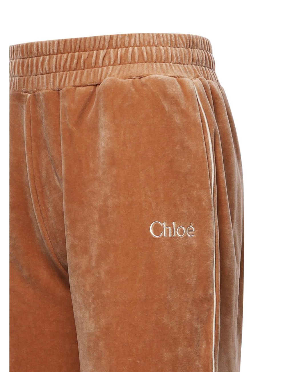 Chloé Brown Chloé Terry Drawstring Pants