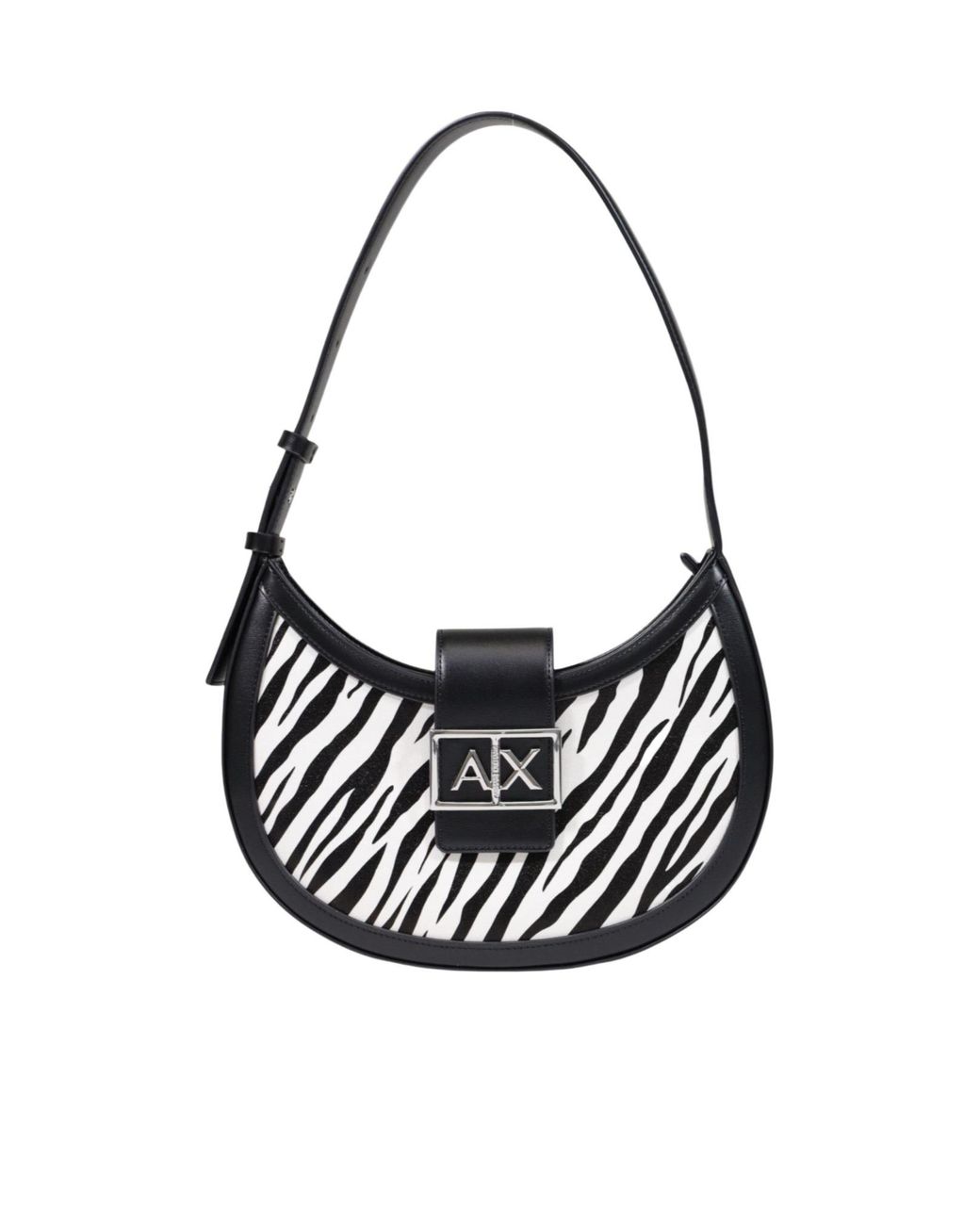ARMANI EXCHANGE White Hobo Shoulder Bag