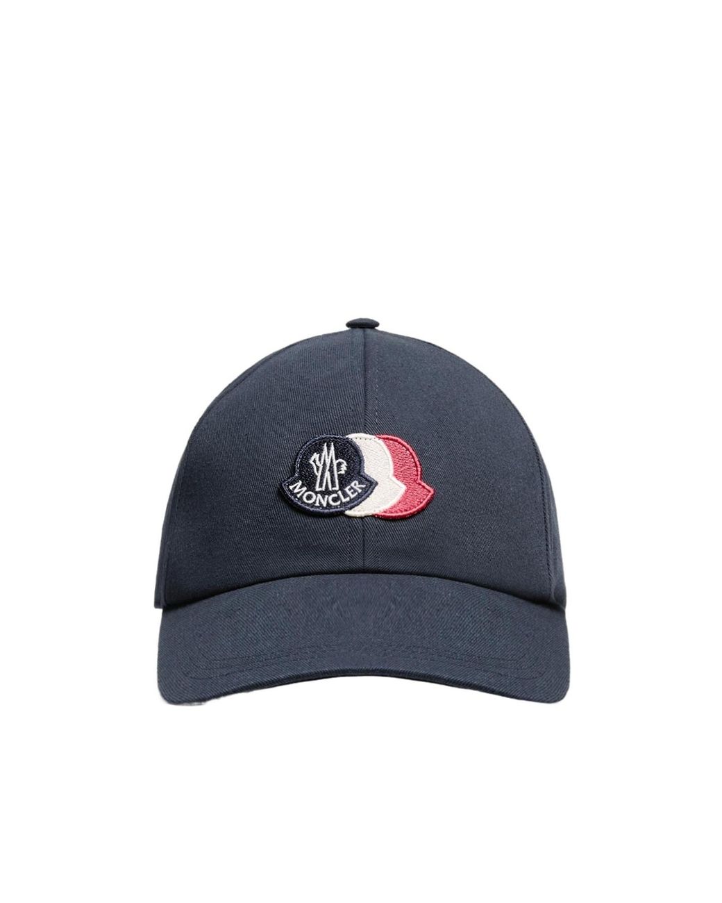 Moncler Blue Logo Patch Baseball Cap for men