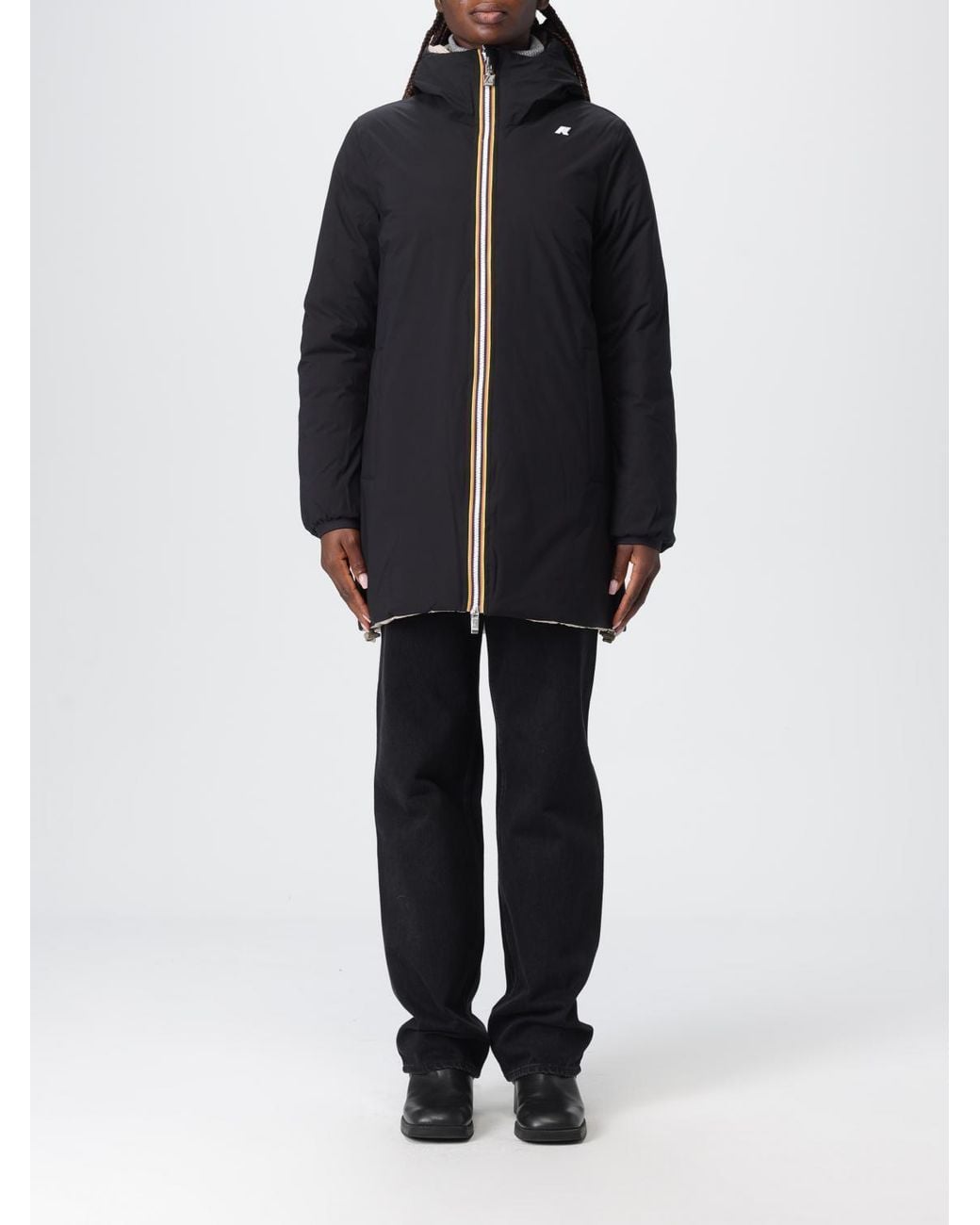 K-Way Blue Sophie St Thermo Heavy Reversible Jacket