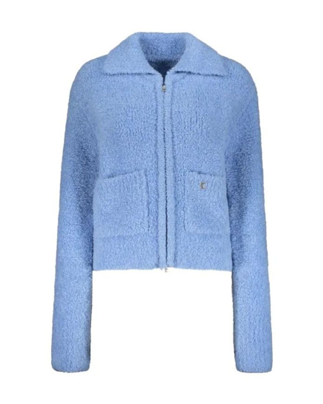 Low Classic Blue Wool-Blend Jacket