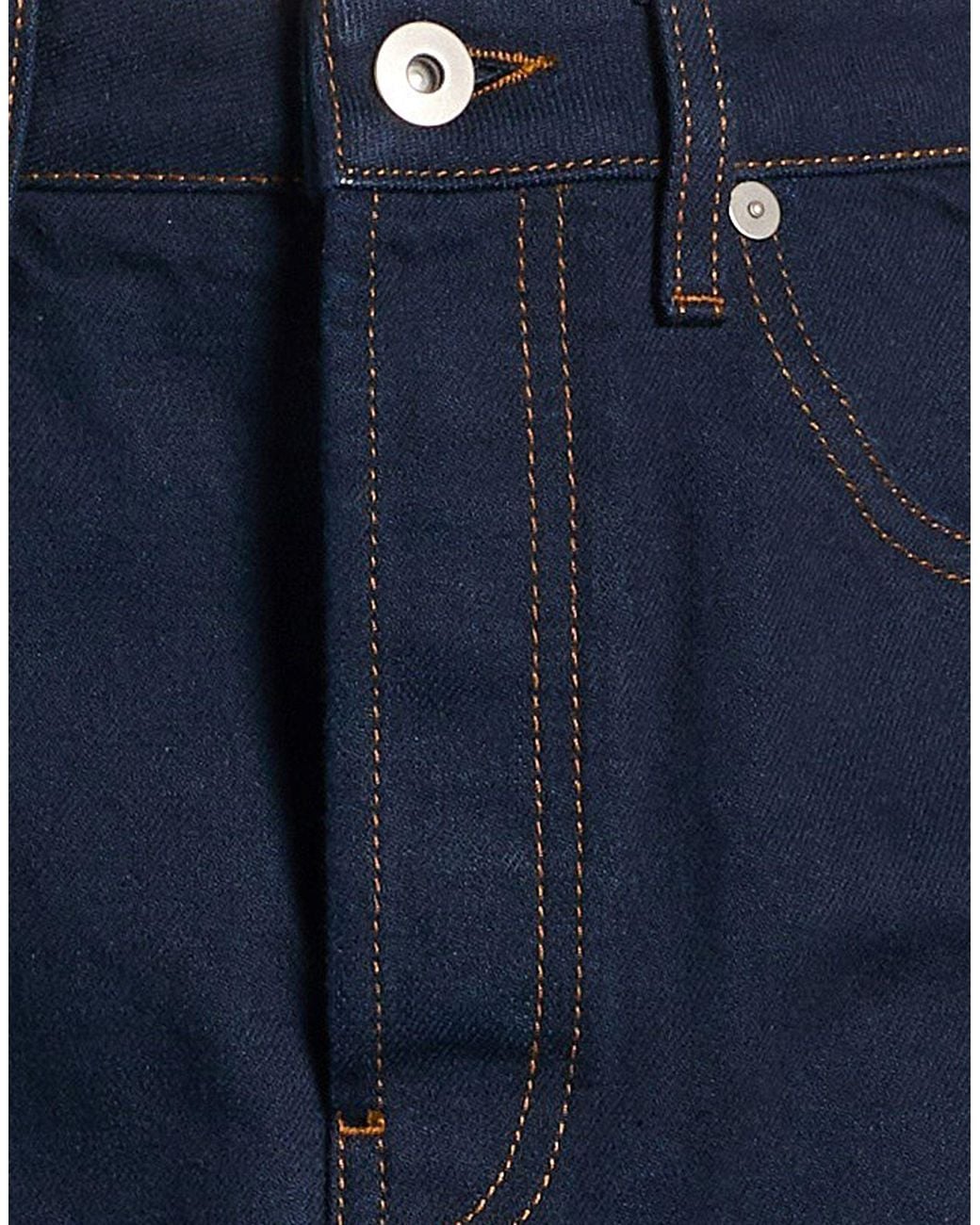 Burberry Blue Denim A-Line Skirt