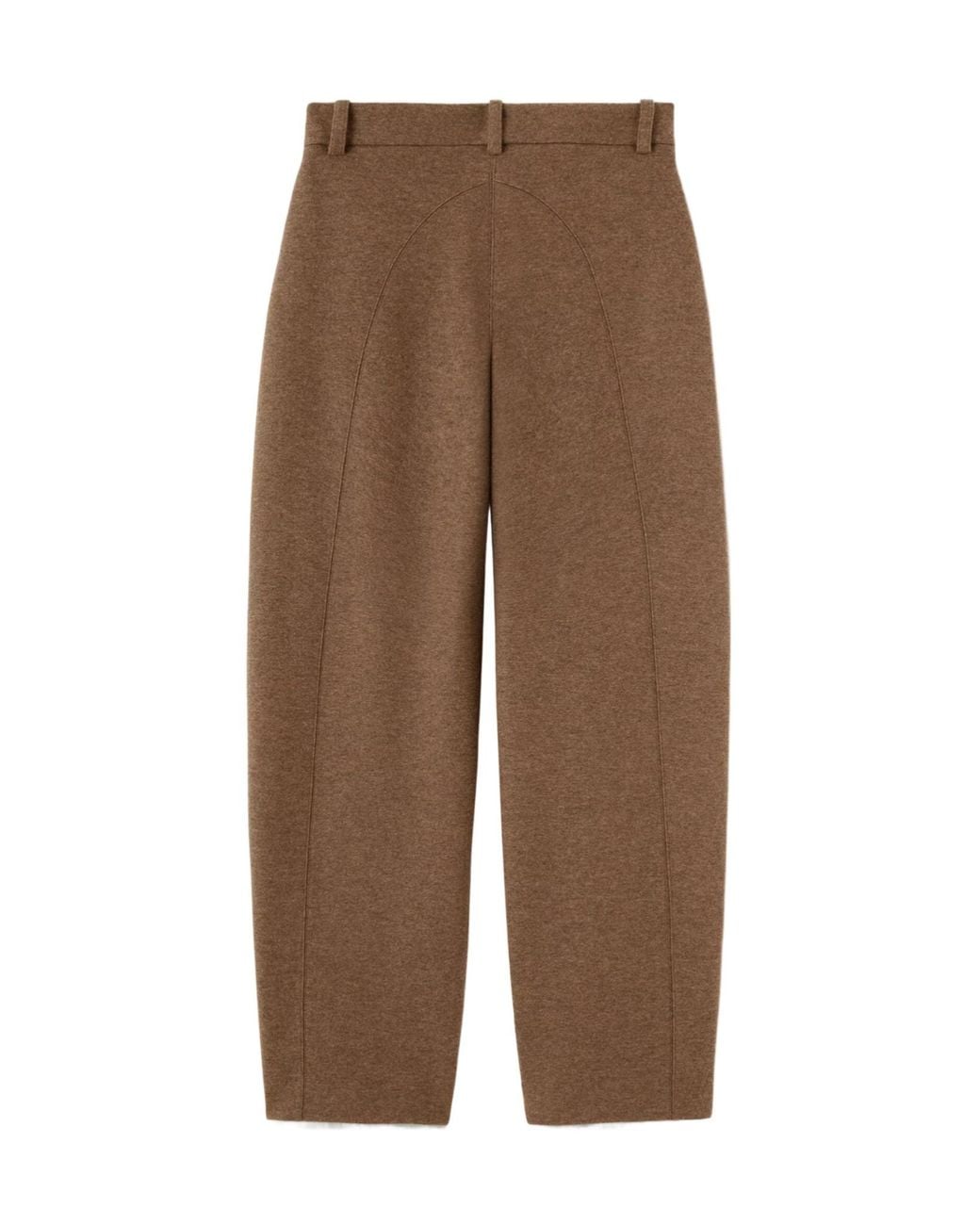Loro Piana Brown Rio Bodro Straight-Leg Pants