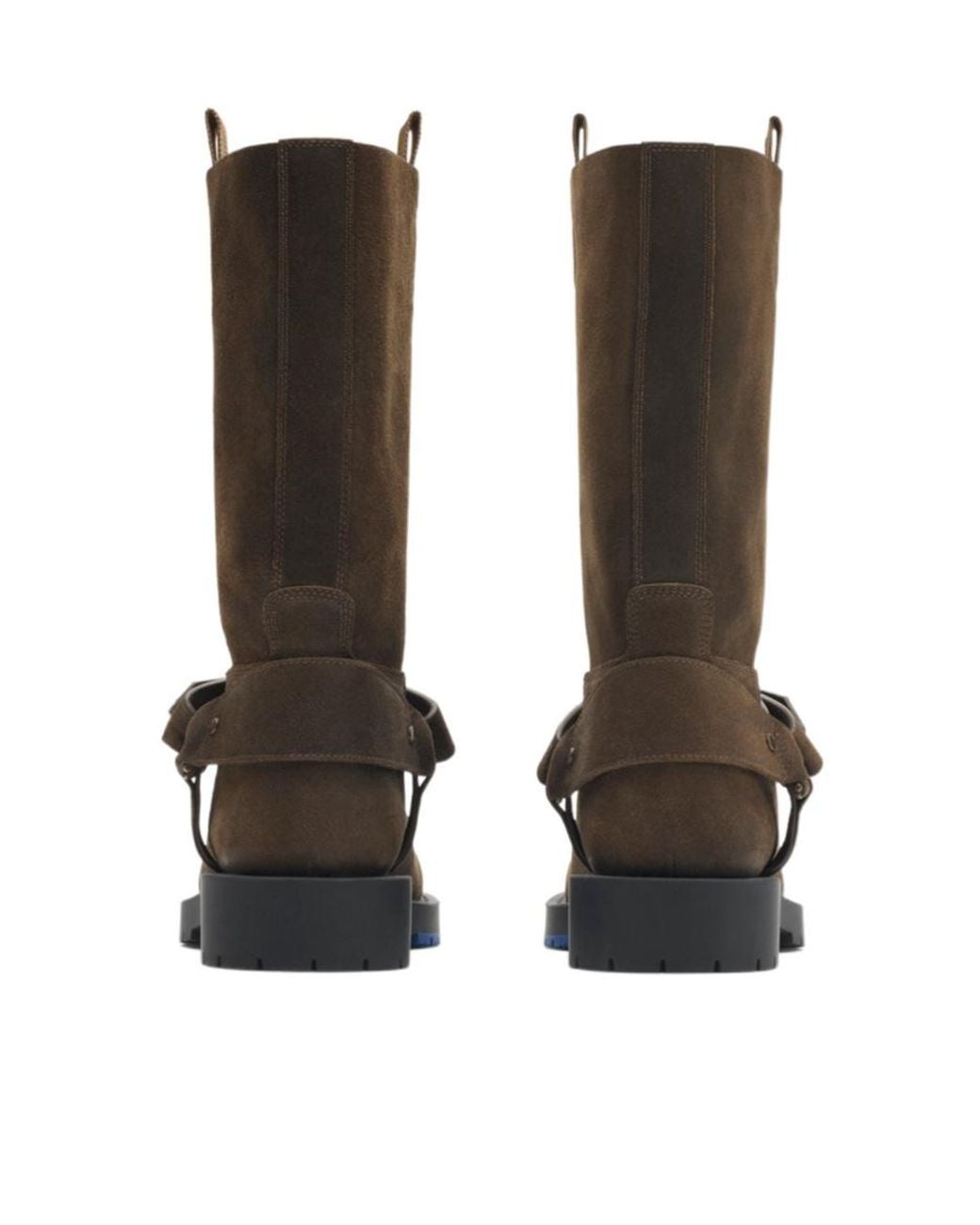 Burberry Brown Soft Saddle Low Boots