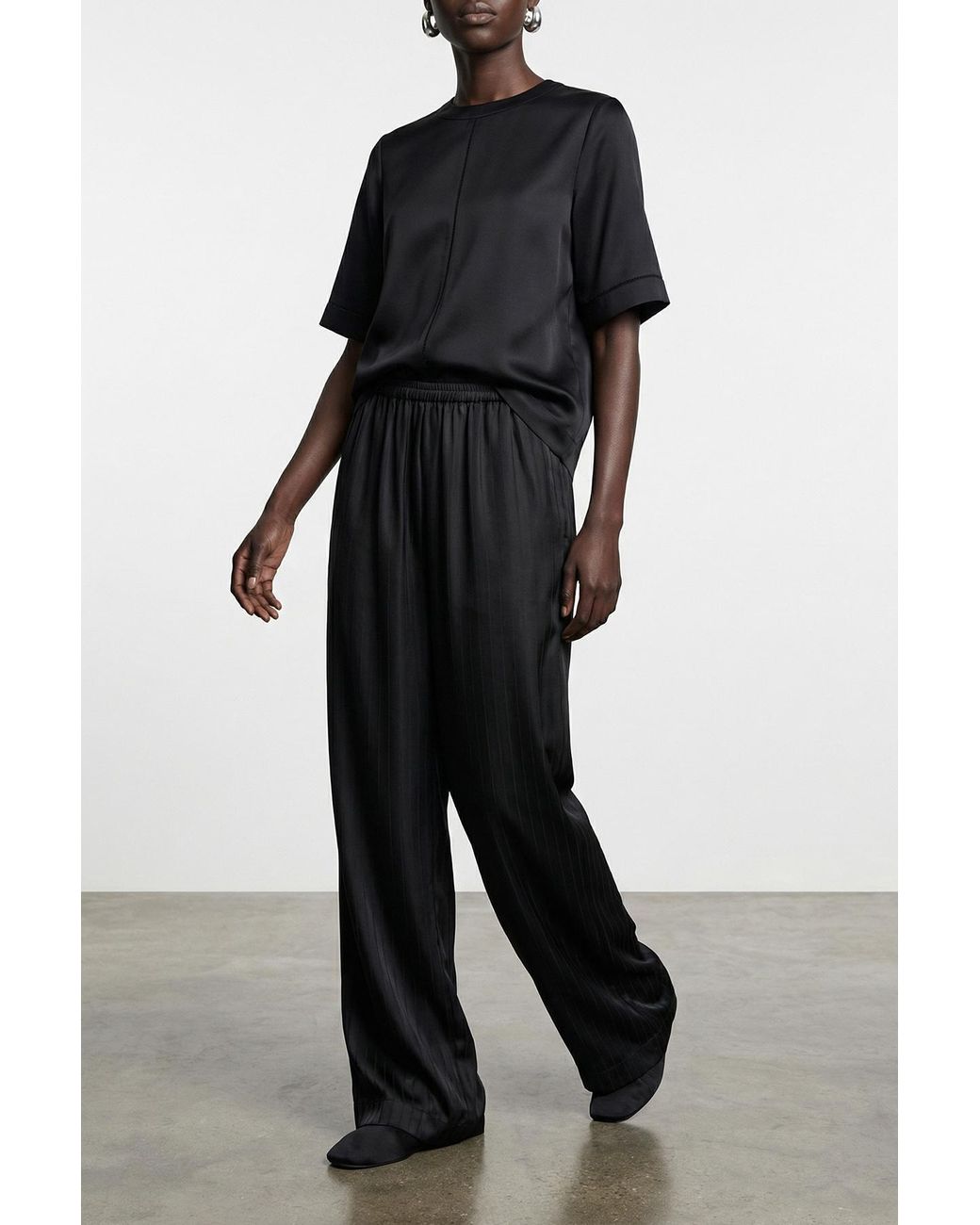Loulou de Saison Black Havana Twill Top