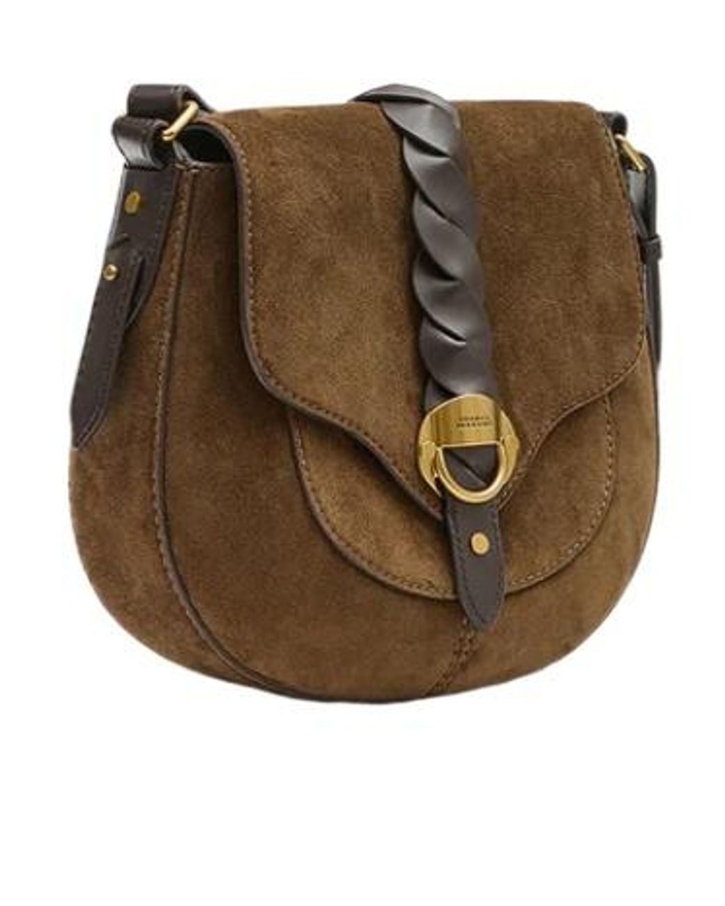 Isabel Marant Green Altay Small Crossbody Bag