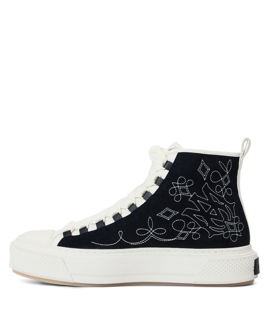 Amiri Black Color-Blocked High-Top Casual Shoes for men