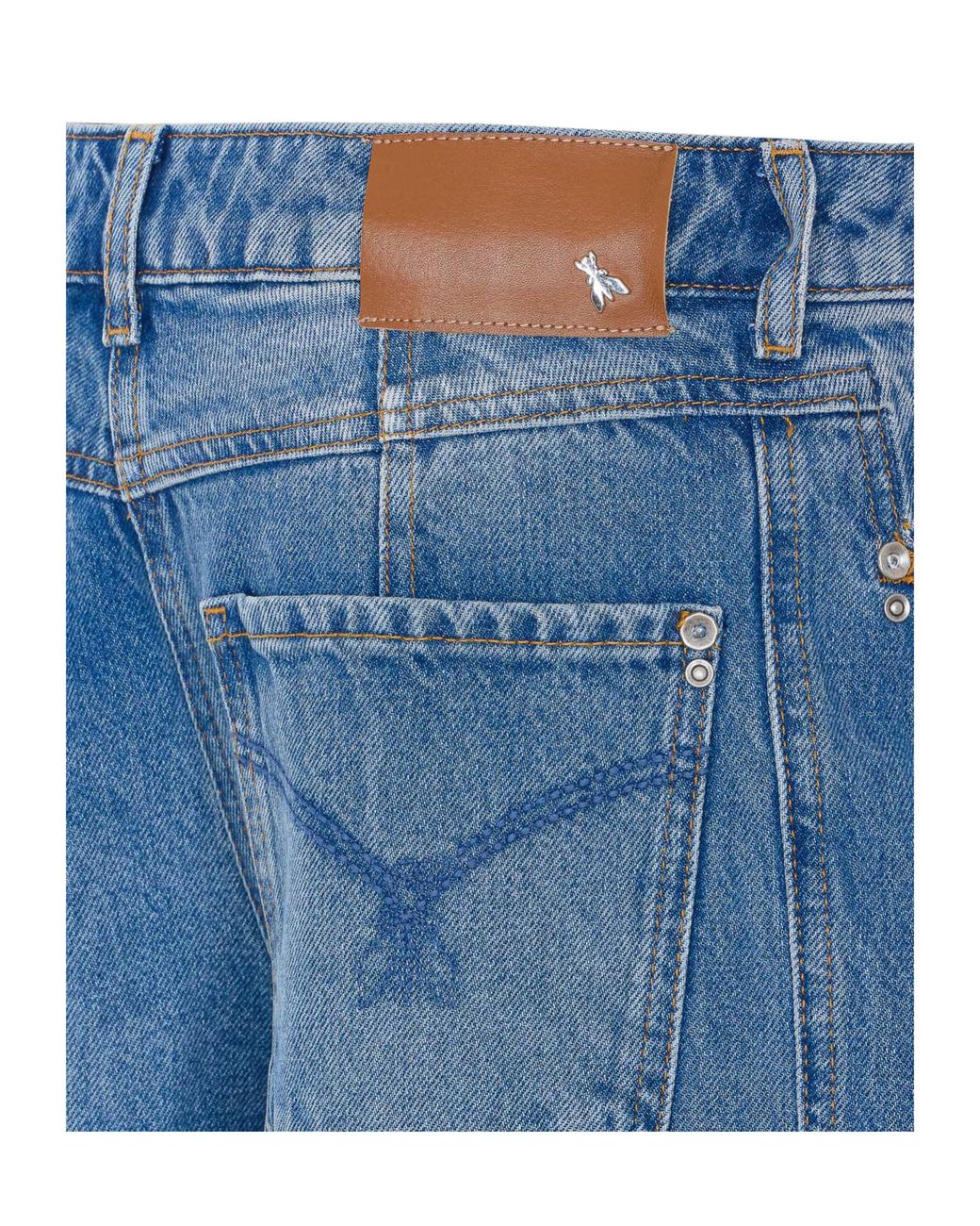 Patrizia Pepe Blue Wide Leg Jeans
