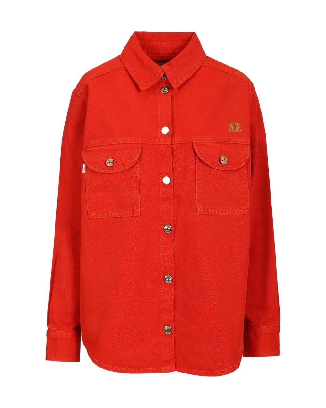 Blazé Milano Red Blazé Milano Clapotis Berber Shirt Jacket