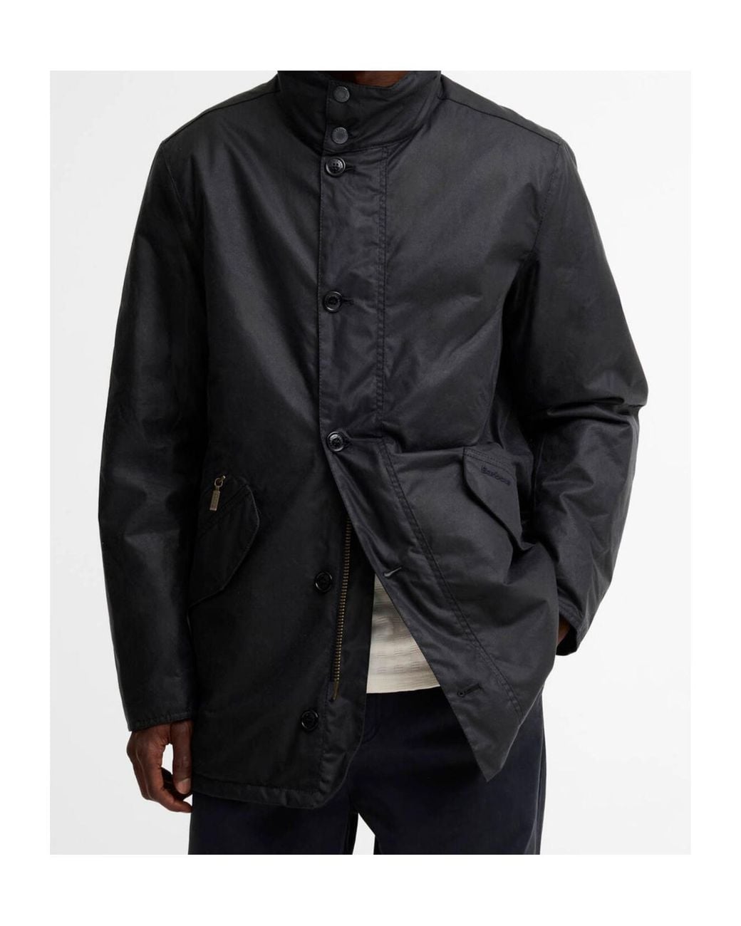 Barbour Black Long-Sleeve Casual Jacket for men