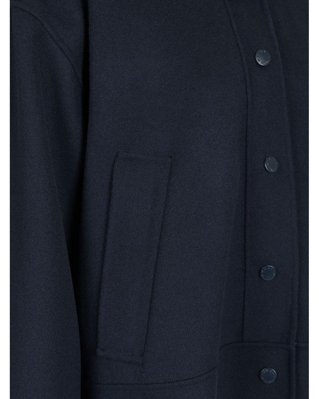 Weekend by Maxmara Blue Relaxed Fit Hooded Coat
