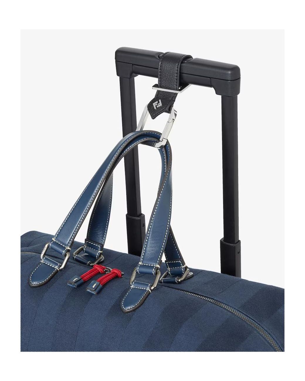Fendi Blue Pequin Canvas Duffel Bag for men