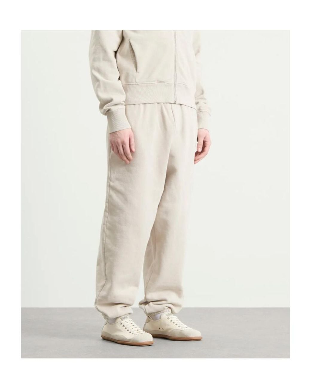 Entire studios White Elasticated Track Pants for men