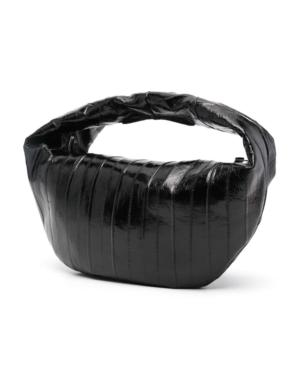 Khaite Black Olivia Zipped Tote Bag