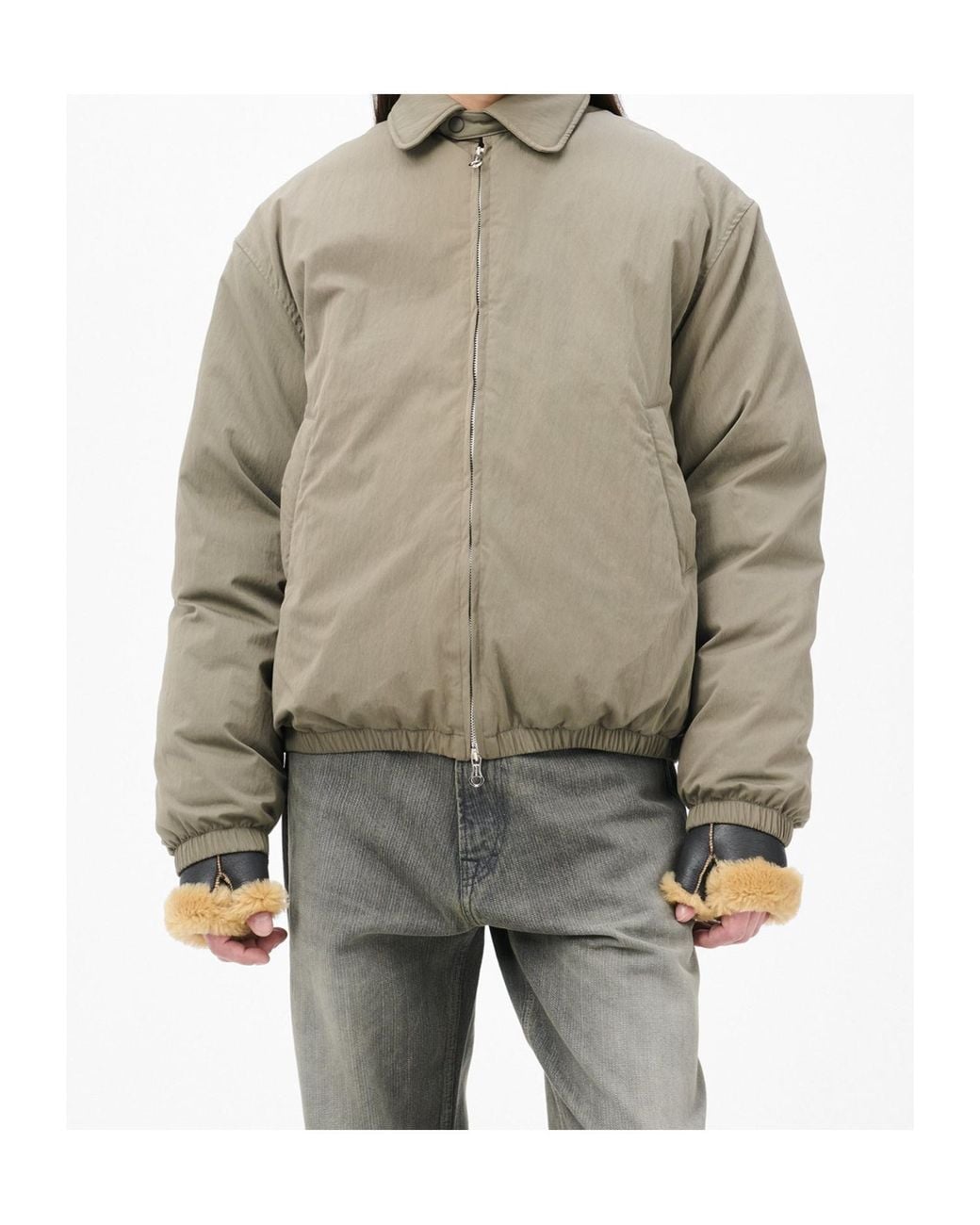 Our Legacy Green Avenue Puffer Jacket for men