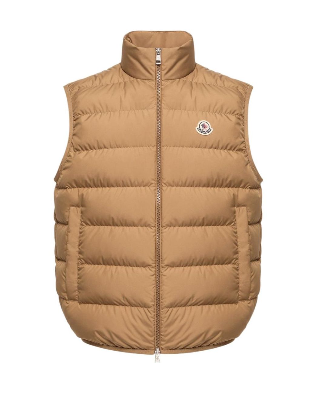 Moncler Natural Contrin Zip-Up Padded Vest for men