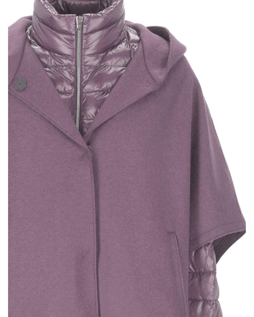Herno Purple Double Layered Down Jacket