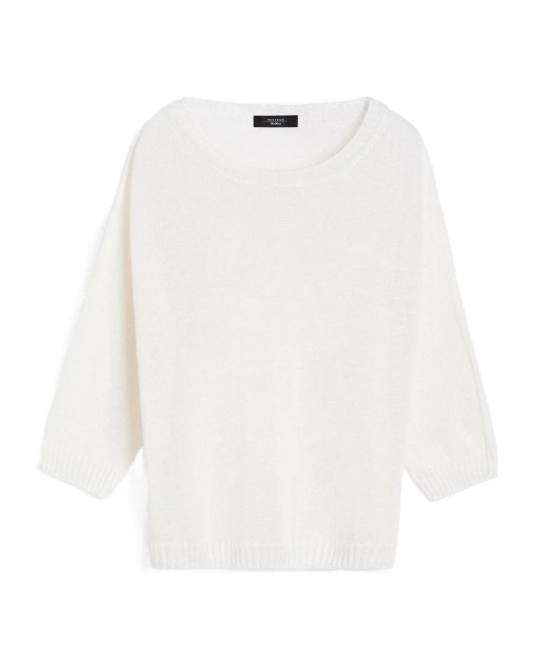 Weekend by Maxmara White Oversized Linen Jumper