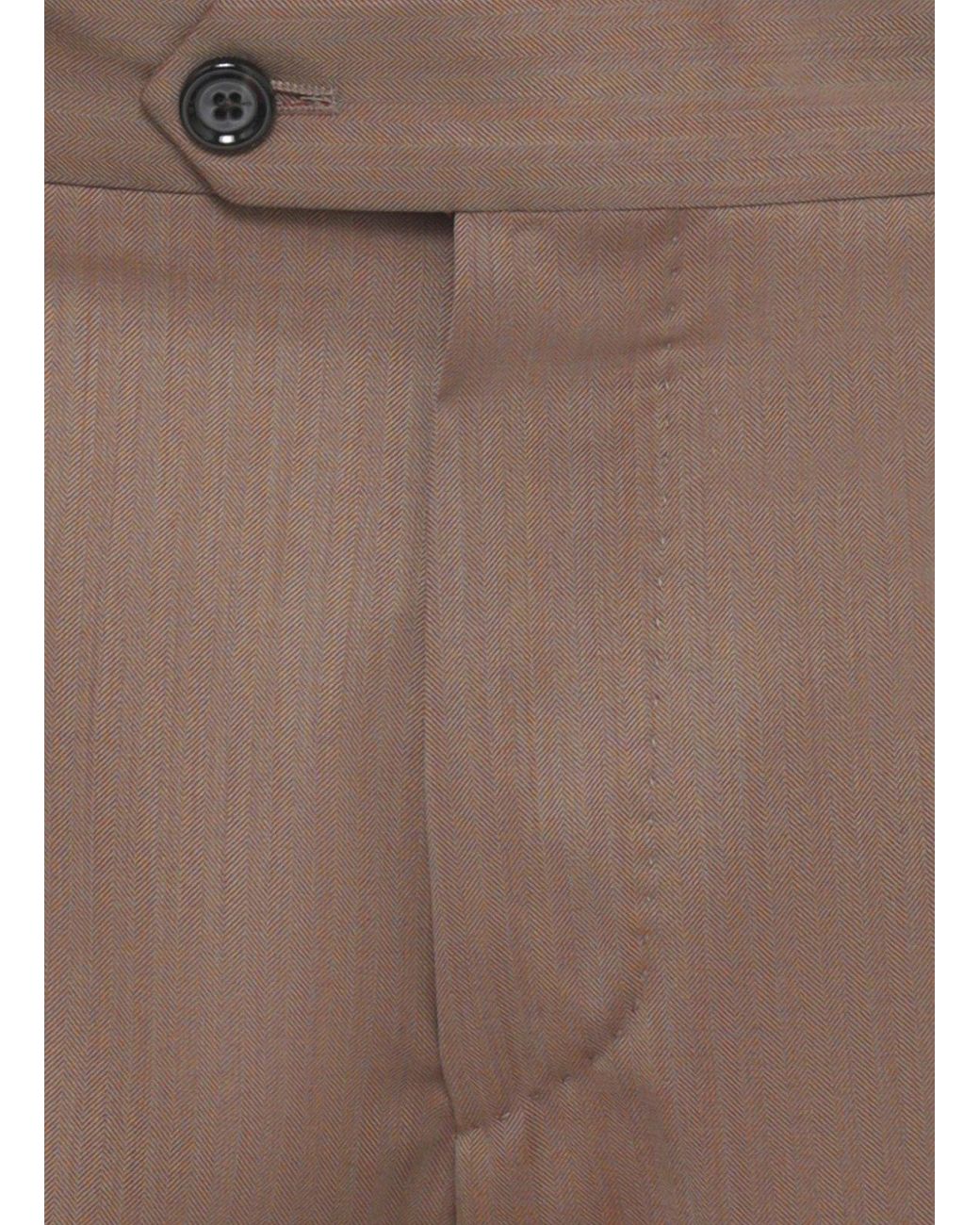 Lardini Brown Single-Breasted Tailored Suit for men