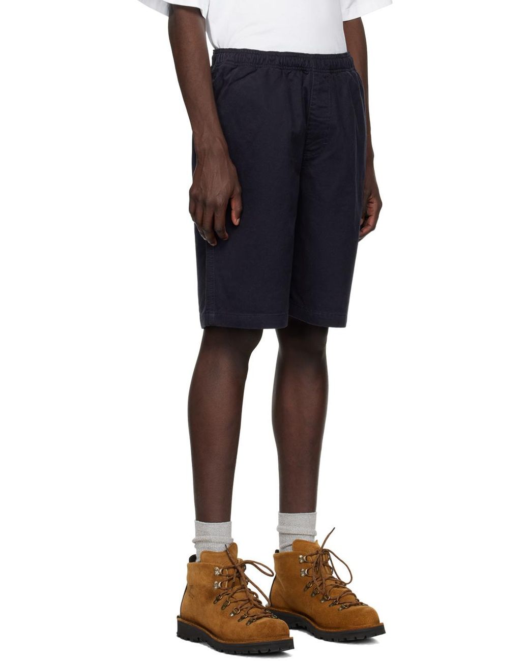 Stussy Blue Stüssy Elasticated Waistband Shorts for men