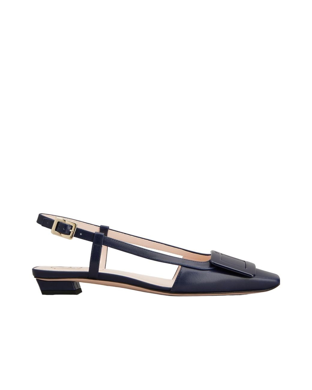 Roger Vivier Blue Belle Vivier Slingback Ballerinas