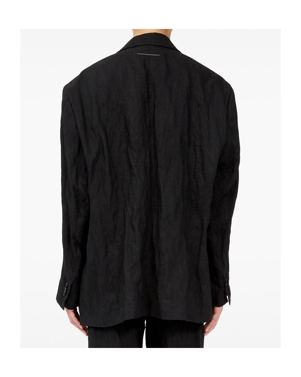 MM6 by Maison Margiela Black Single Breasted Tailored Blazer
