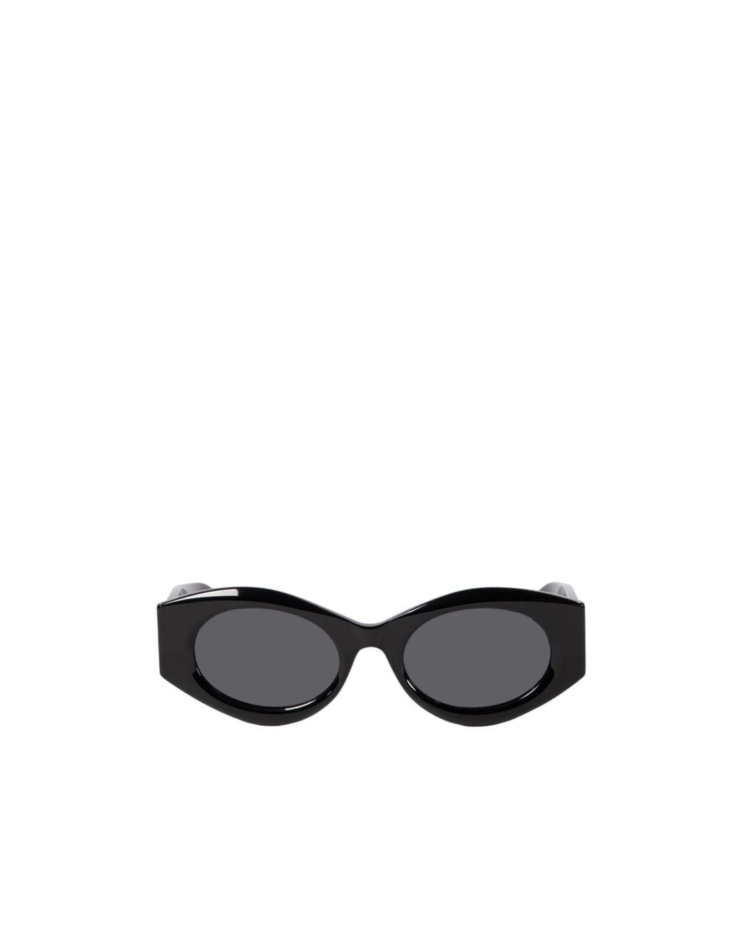Alaïa White Alaïa Oval-Frame Sunglasses
