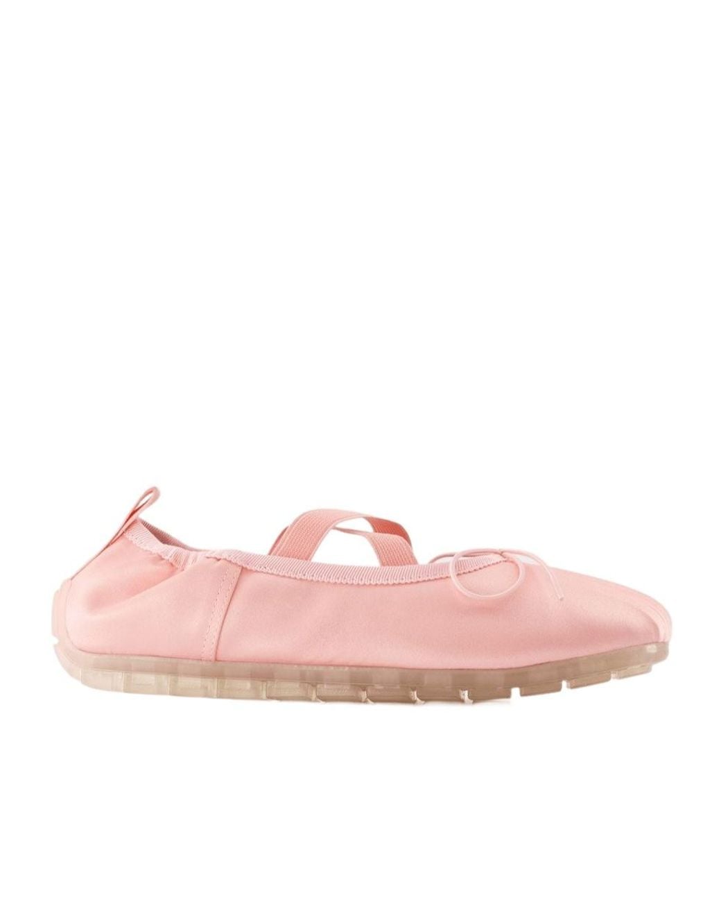 Simone Rocha Pink Bow Detailed Slip-On Ballerinas